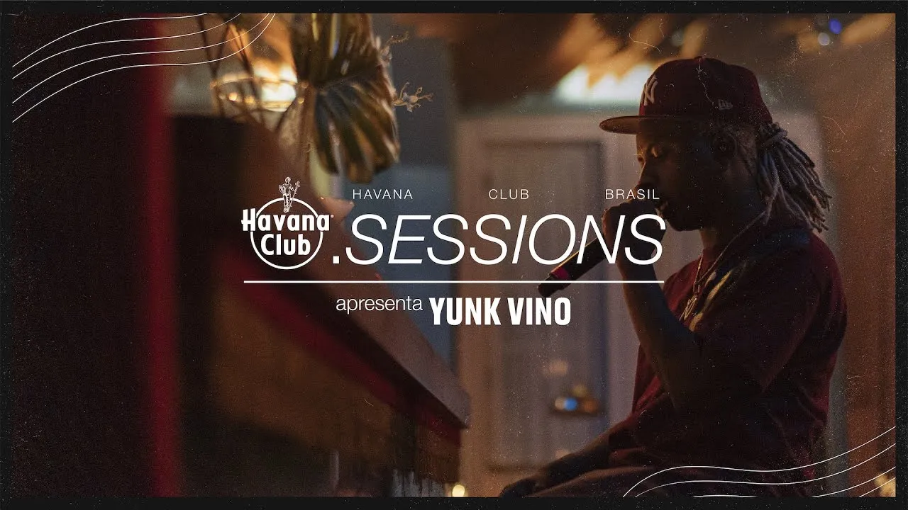 Yunk Vino canta sob o letreiro Havana Club Sessions